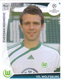 Zvjezdan Misimovic VfL Wolfsburg samolepka UEFA Champions League 2009/10 #136